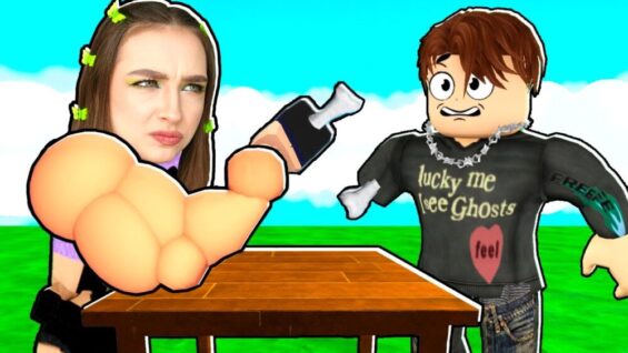 Я ЧЕМПИОН АРМРЕСТЛИНГА в ROBLOX ! 😱 Симулятор Армрестлинга Роблокс